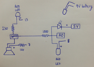 A This is the circuit on paper.